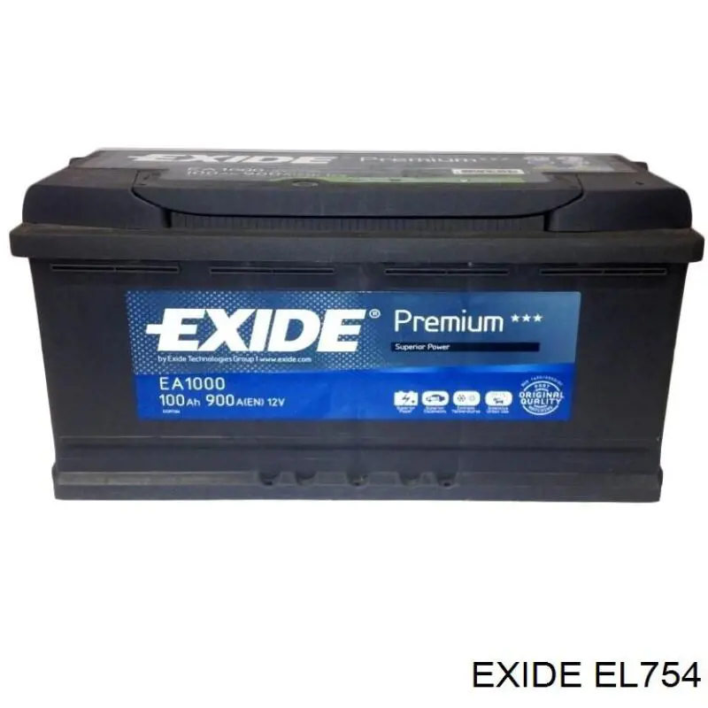 Batería de arranque Exide EL754 precio, desde 141,22 EUR