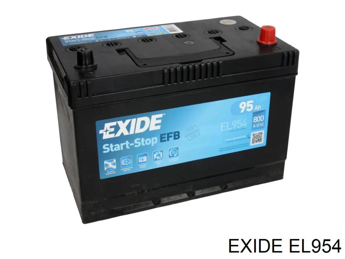 Batería de arranque EXIDE EL954