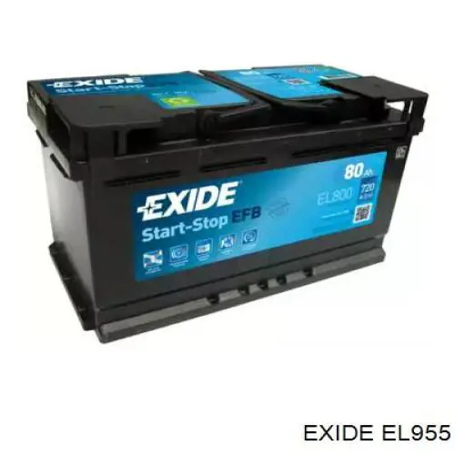 Batería de Arranque Exide (EL955)