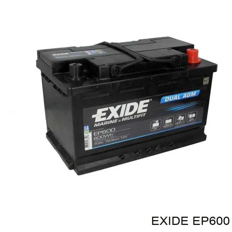 Batería de arranque Exide EP600 precio, desde 166,21 EUR