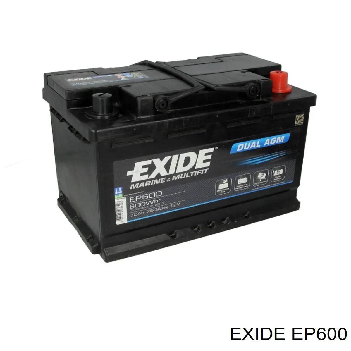 Batería de Arranque Exide (EP600)