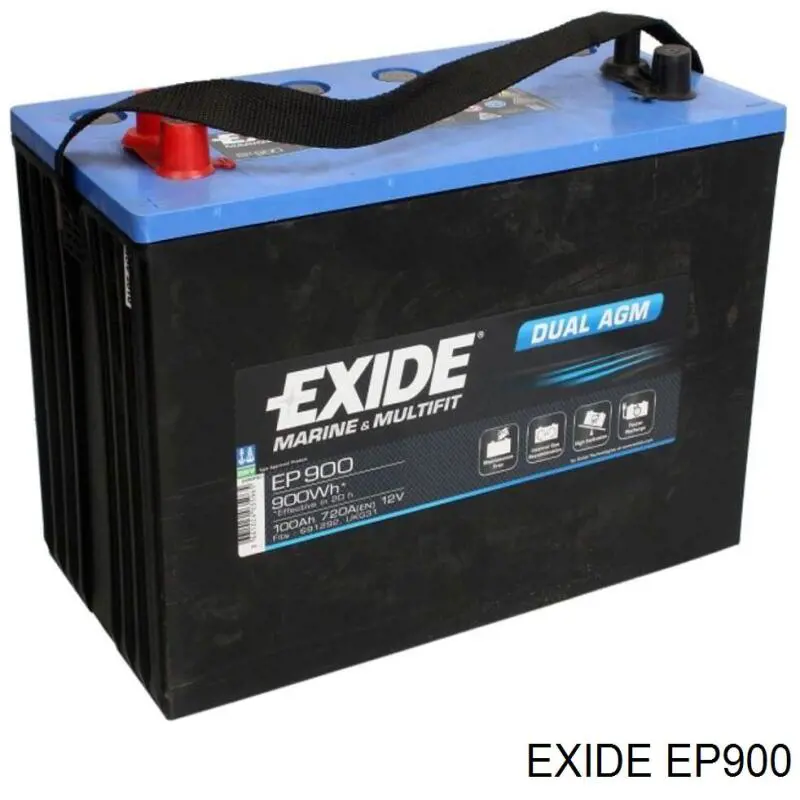 Batería de Arranque Exide (EP900)