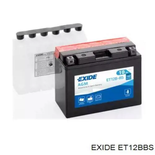 Batería de arranque EXIDE ET12BBS