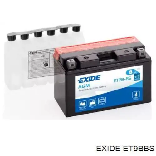 Batería de Arranque Exide (ET9BBS)