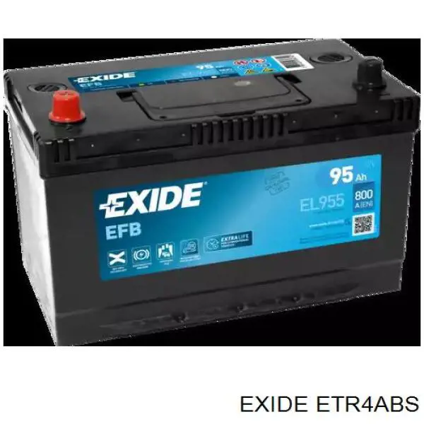 Batería de Arranque Exide (ETR4ABS)