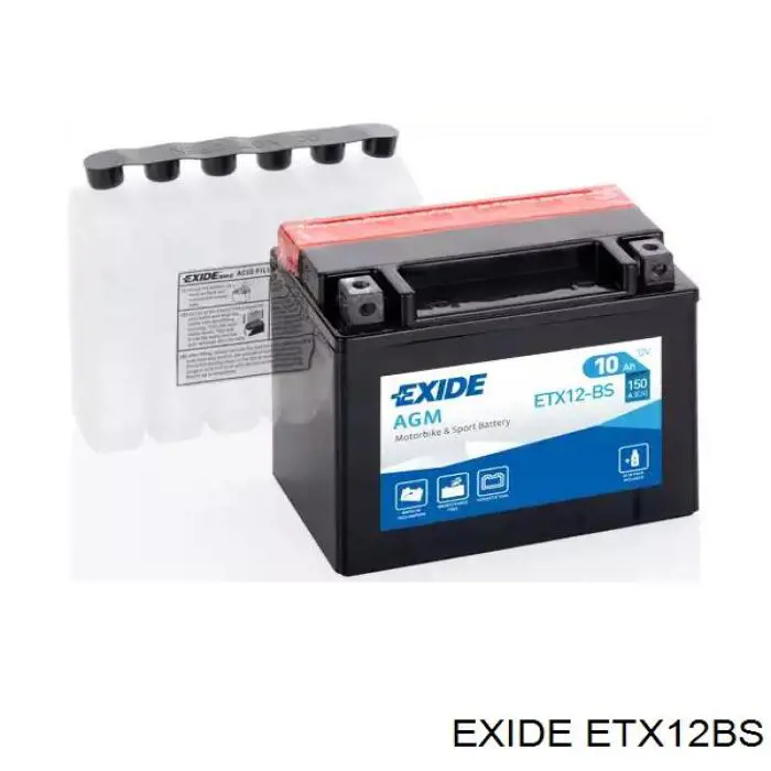 Comprar ETX12BS Exide Batería de coche