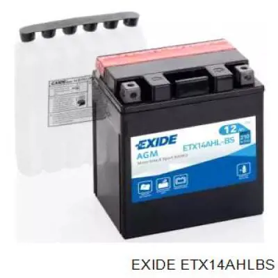 Batería de arranque Exide ETX14AHLBS precio, desde 55,21 EUR