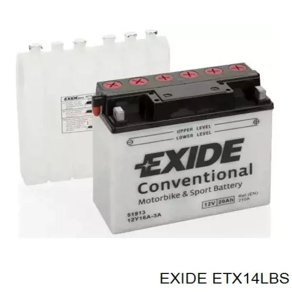 Batería de Arranque Exide (ETX14LBS)