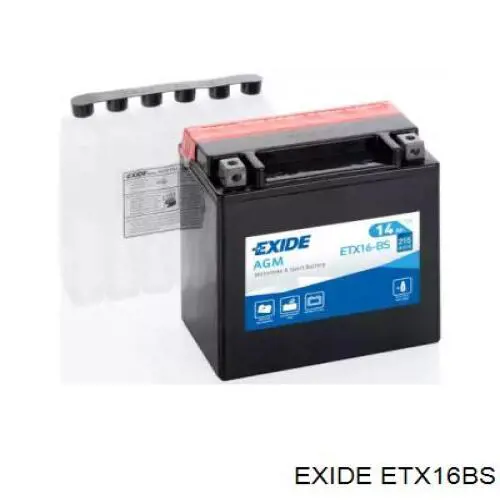 Batería de Arranque Exide (ETX16BS)