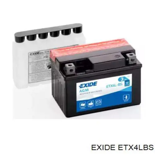 Batería de arranque Exide ETX4LBS precio, desde 16,77 EUR