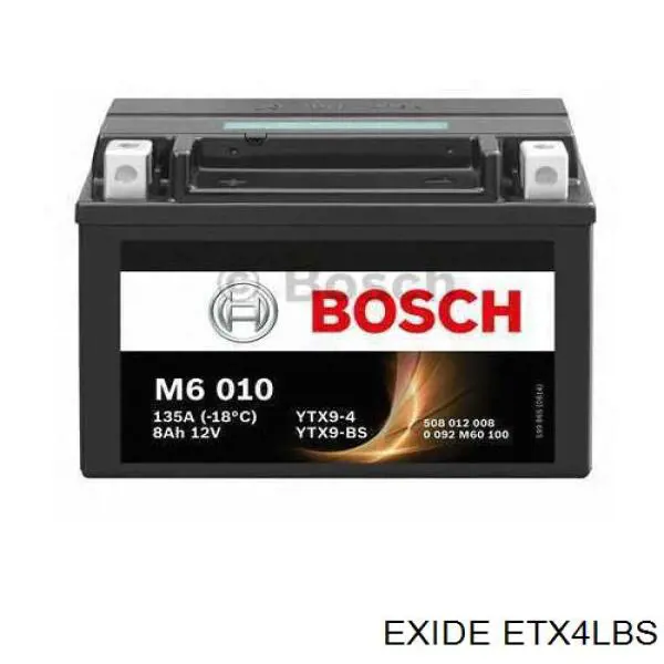 Batería de Arranque Exide (ETX4LBS)