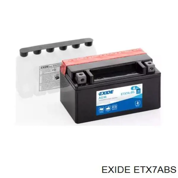 Batería de arranque Exide ETX7ABS precio, desde 29,07 EUR