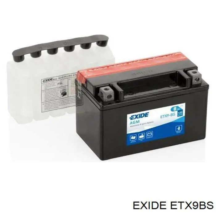 Comprar ETX9BS Exide Batería de coche