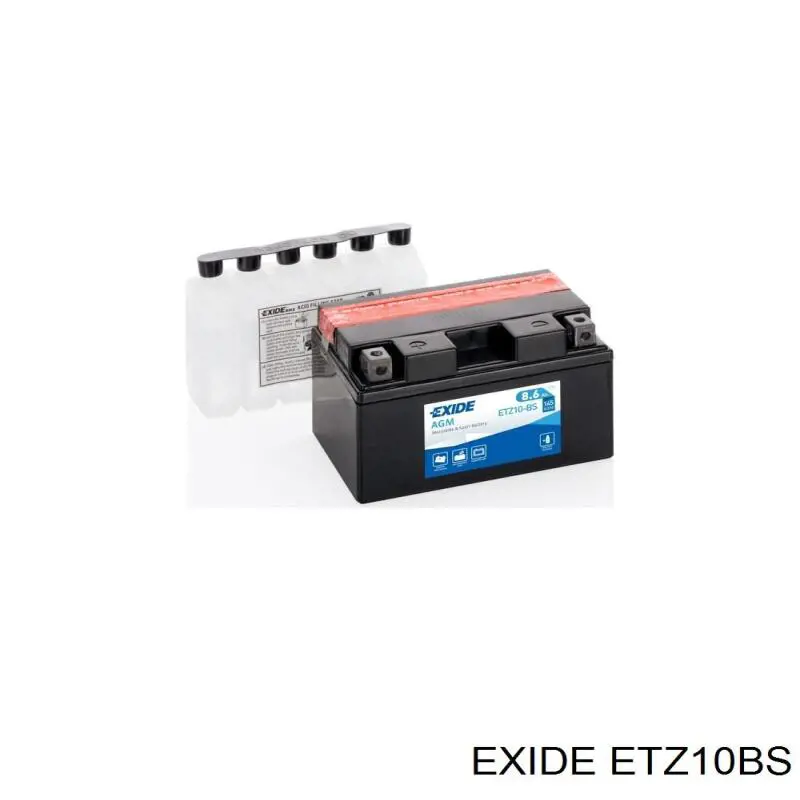 Batería de Arranque Exide 8.6 ah 12 v B00 (ETZ10BS)