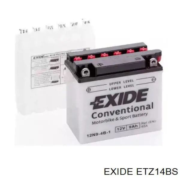 Batería de Arranque Exide 11.2 ah 12 v B00 (ETZ14BS)