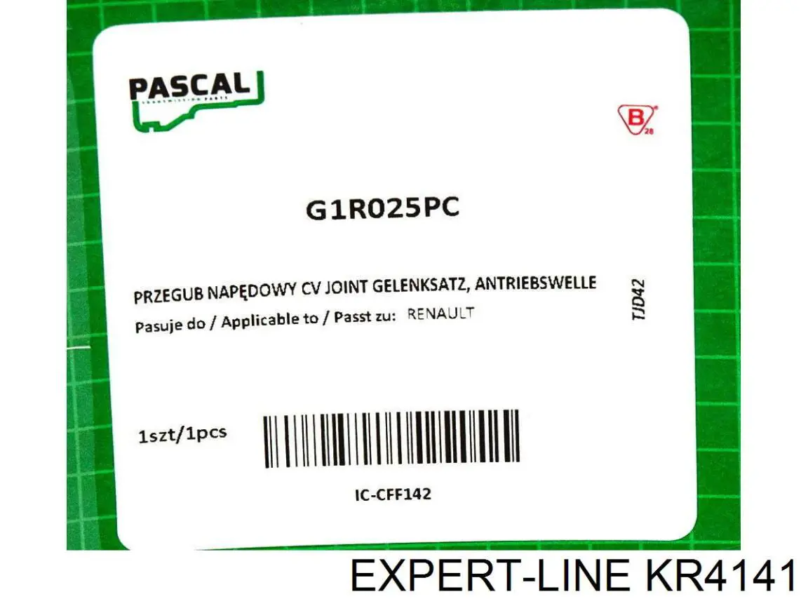 KR4141 Expert Line Junta homocinética interior trípode