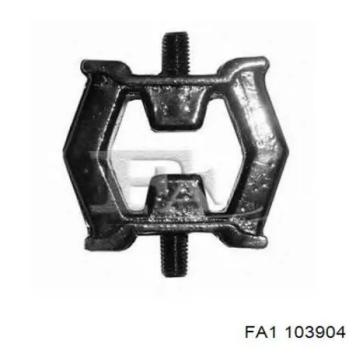 Soporte silenciador Metalcaucho 05792