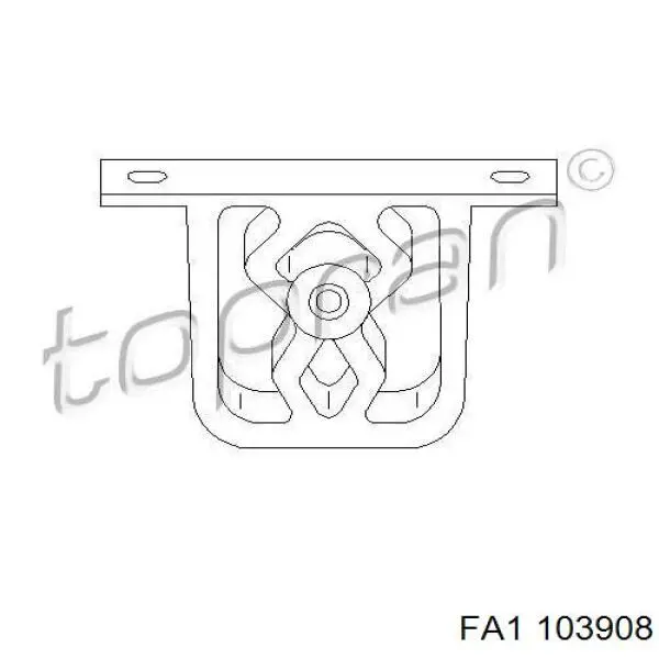 Almohadilla de tope silenciador FA1 103908 precio, desde 5,48 EUR