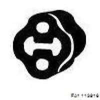 Soporte, silenciador Ford Fiesta JH, JD