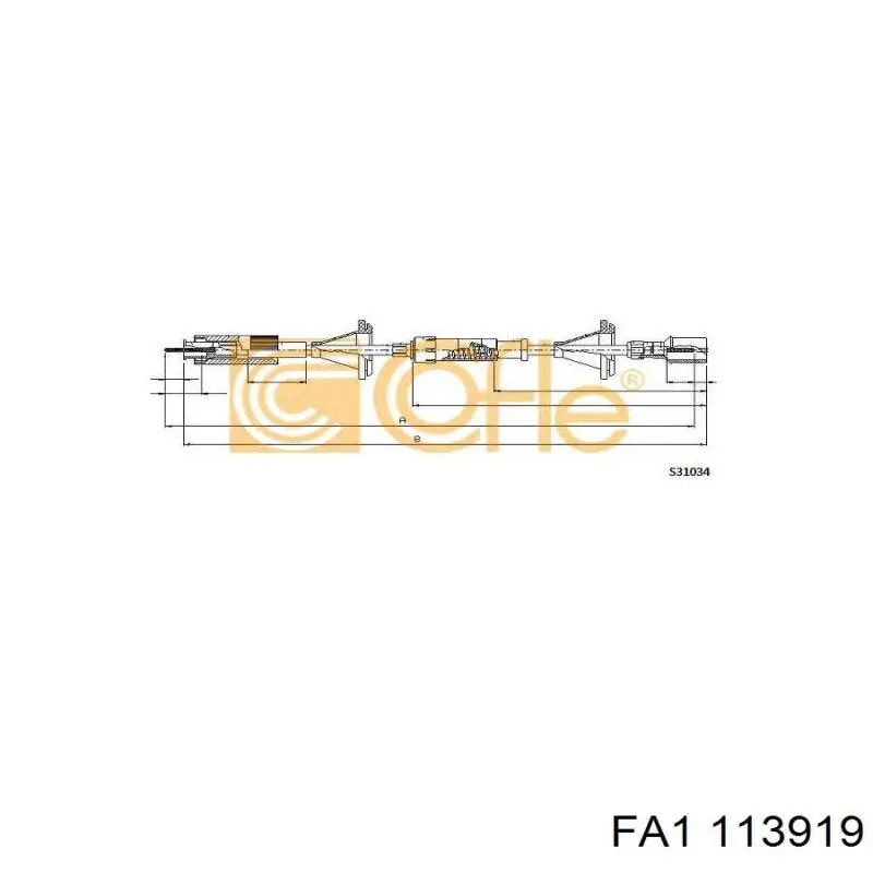 Soporte silenciador FA1 113919