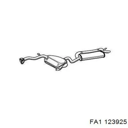 Soporte, silenciador Opel Vectra