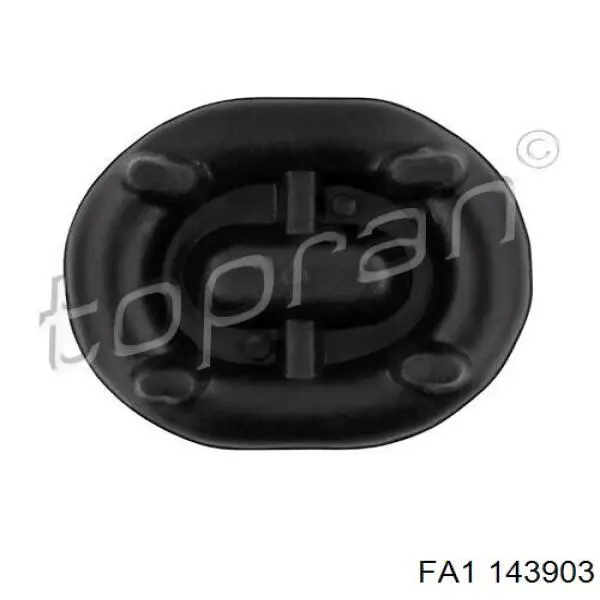 Soporte silenciador Mercedes 1244920044