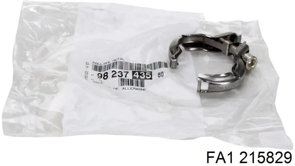 9801266680 Peugeot/Citroen Abrazadera del colector de escape
