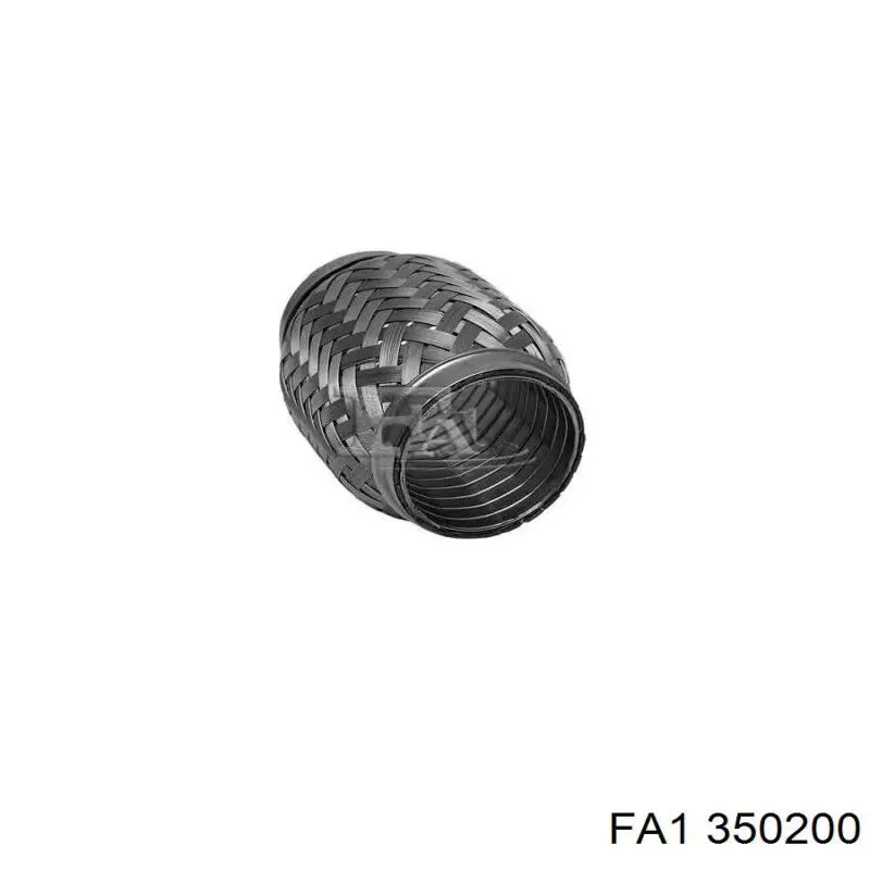 350-200 FA1 chapa ondulada del silenciador