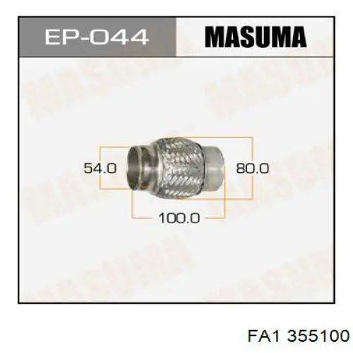 Comprar 355100 FA1 Tubo flexible de escape