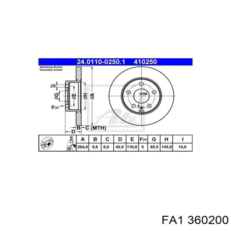 Tubo flexible de escape 60200 FSO
