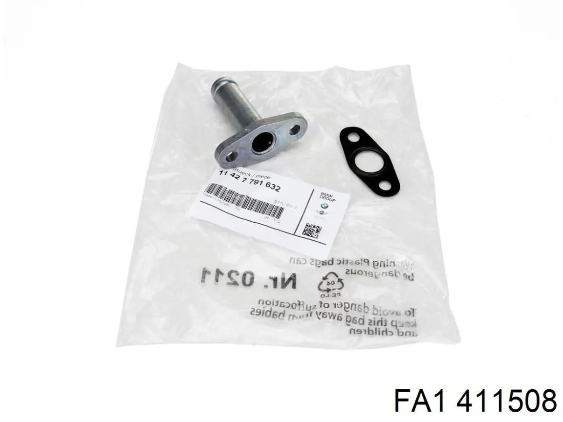 Junta de manguera de drenaje de aceite de turbina FA1 411508 precio, desde 2,48 EUR