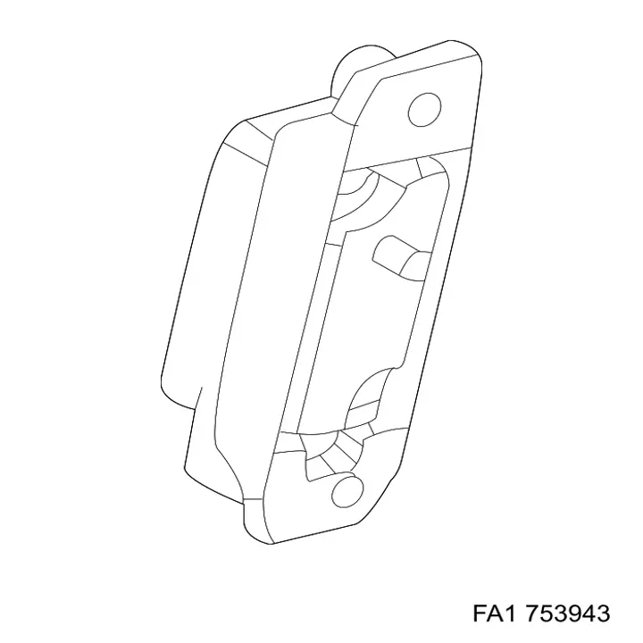 753943 FA1 Soporte de escape