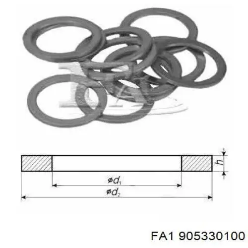 Junta del tapón de drenaje del diferencial Fiat/Alfa/Lancia 60800578 precio, desde 0,31 EUR