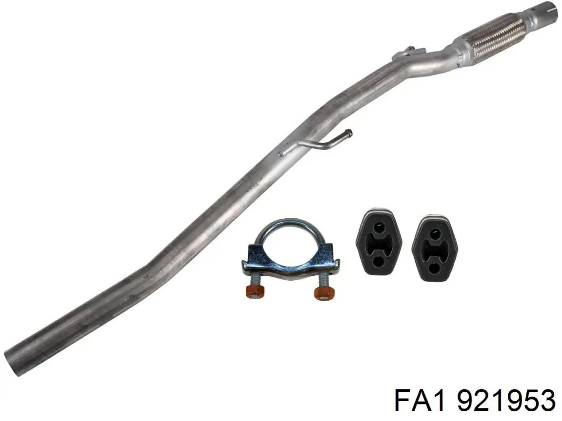 863105 Opel Abrazadera delantera del silenciador