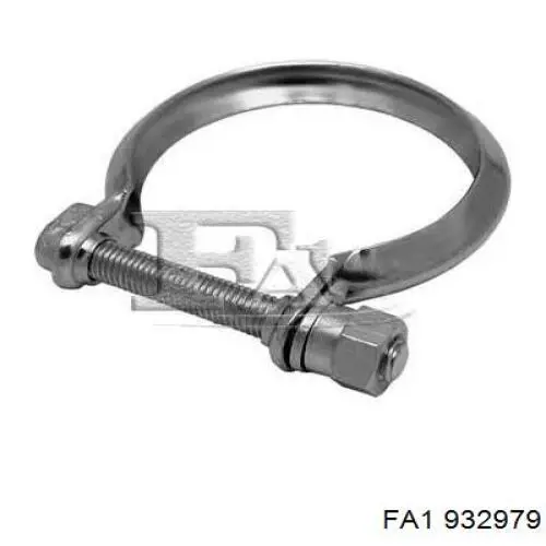 Abrazadera de silenciador delantera Renault (RVI) 8200157361
