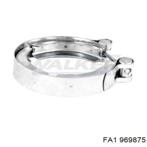 Abrazadera de sujeción delantera 41363 Metalcaucho