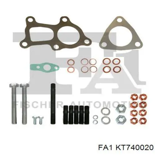 KT740020 FA1 Junta de turbina, kit de montaje