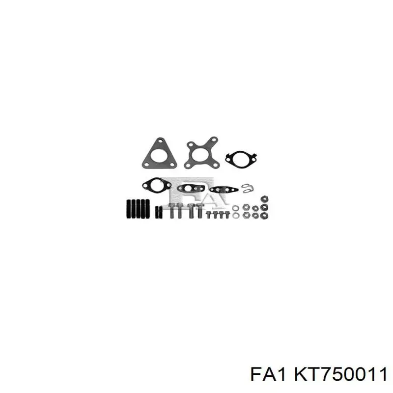 KT750011 FA1 Junta de turbina, kit de montaje