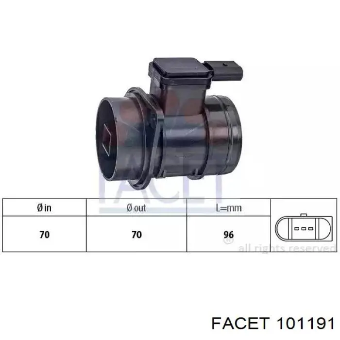 Sensor De Flujo De Aire/Medidor De Flujo (Flujo de Aire Masibo) Audi A4 8EC