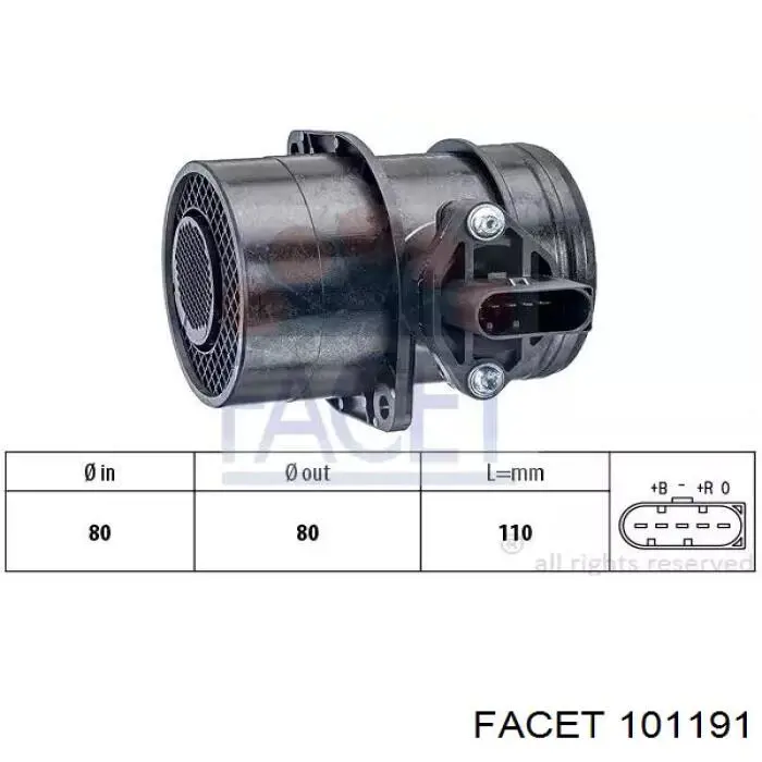 Medidor de flujo de aire VAG 0986284007 precio, desde 38,57 EUR