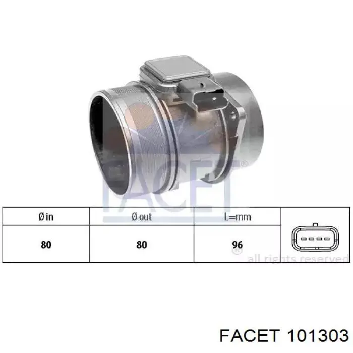 Comprar 101303 Facet Sensor de masa de aire