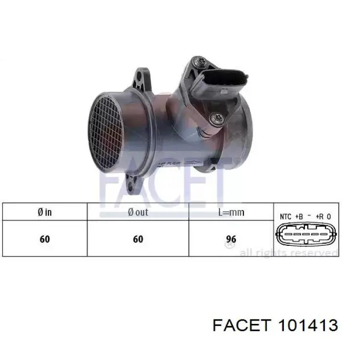 Medidor de flujo de aire Facet 101413 precio, desde 31,87 EUR