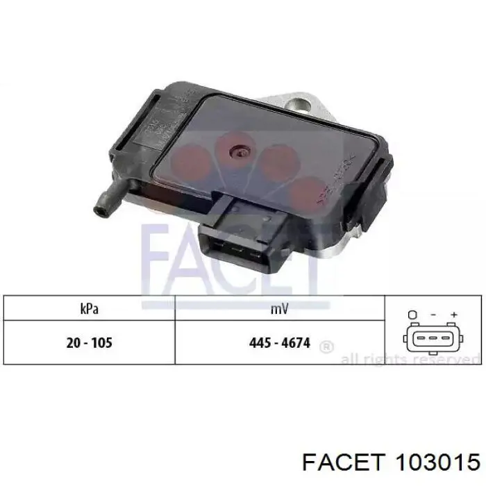 Comprar 0261230004 Bosch Sensor de presión del colector de admisión