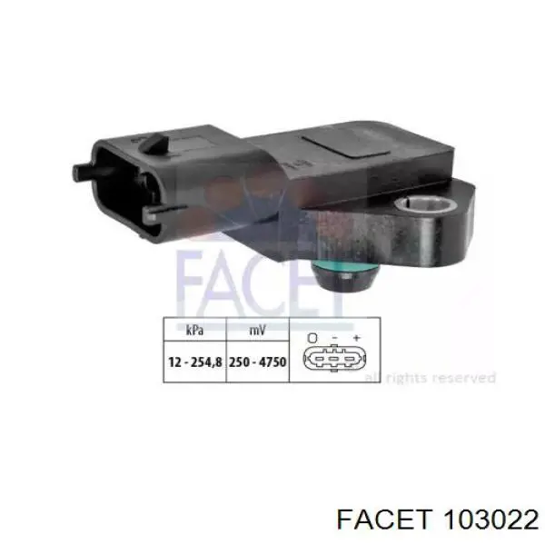 Sensor de presión del colector de admisión 95936 NGK