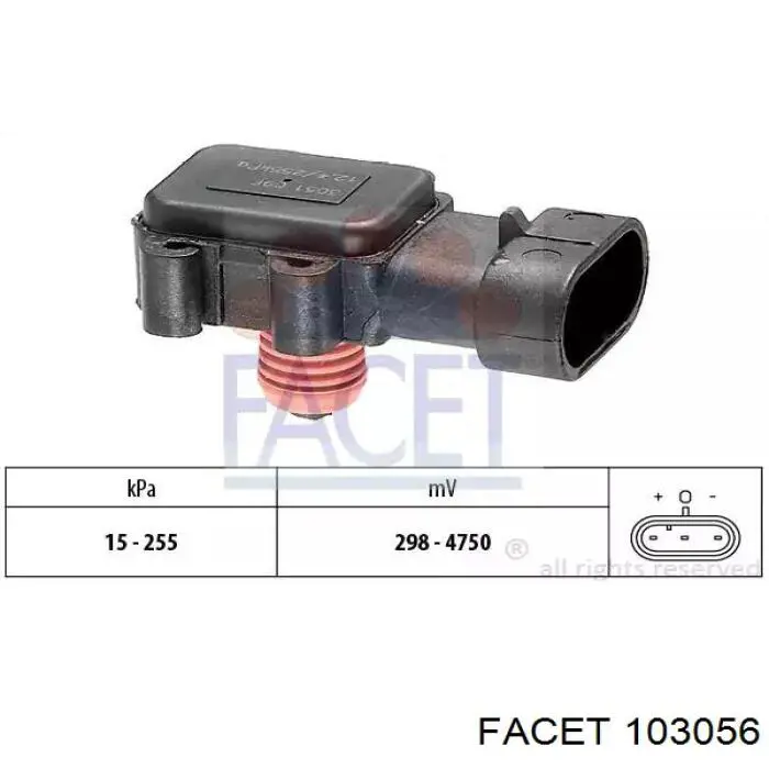 Comprar 215810008200 Magneti Marelli Sensor de presión del colector de admisión