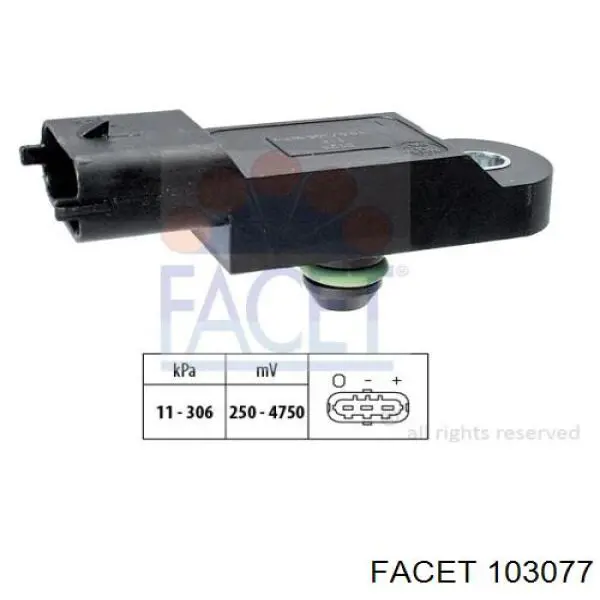 Comprar 1879414 Ford Sensor de presión del colector de admisión
