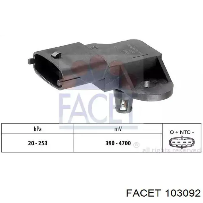Comprar 261230283 Bosch Sensor de presión de sobrealimentación