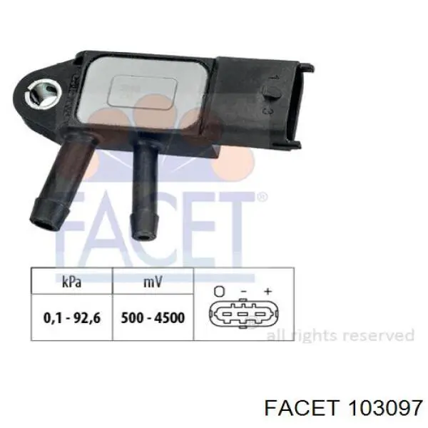 Sensor de presión del aire de admisión Ford 2S6A9F479BC