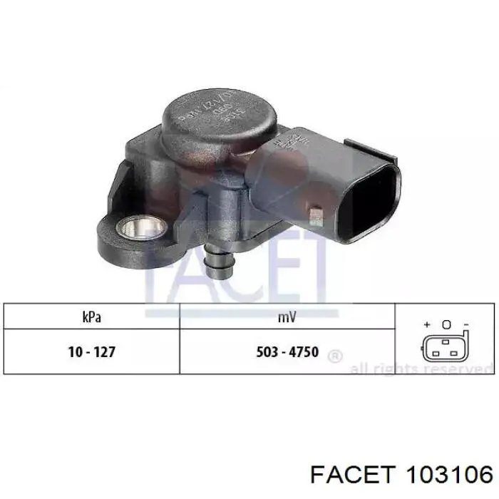 Comprar A0051535028 Chrysler Sensor de presión del colector de admisión