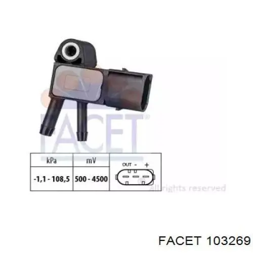 Comprar A0281002925 Mercedes Sensor de presion gases de escape